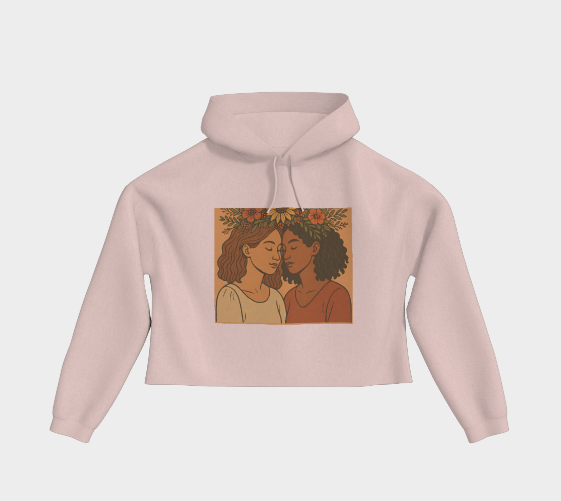 The Rooted Crown- Crop Hoddie