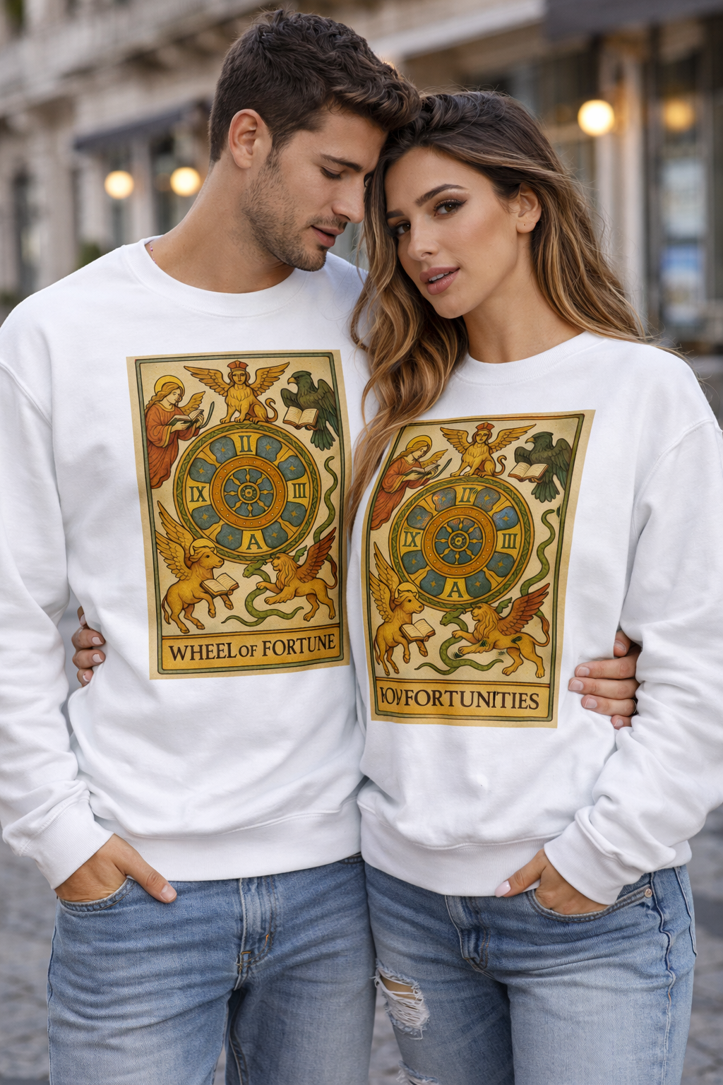 Unisex Sweatshirt - Tarot- Wheel of Fortune