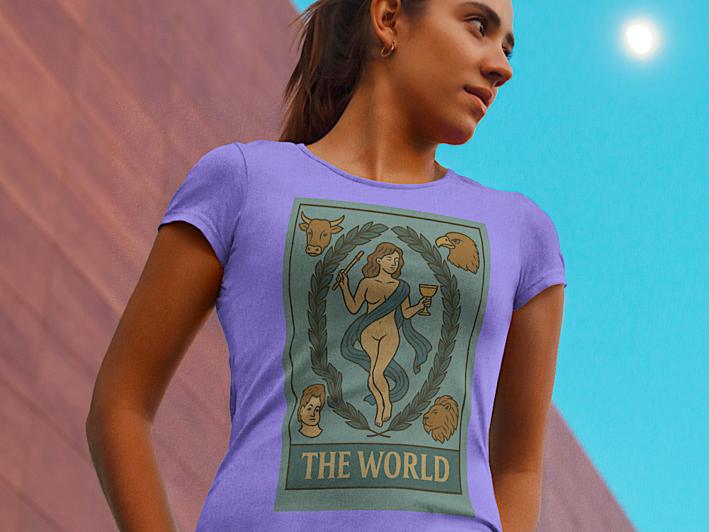 The World Tarot T-Shirt – Women’s Fit