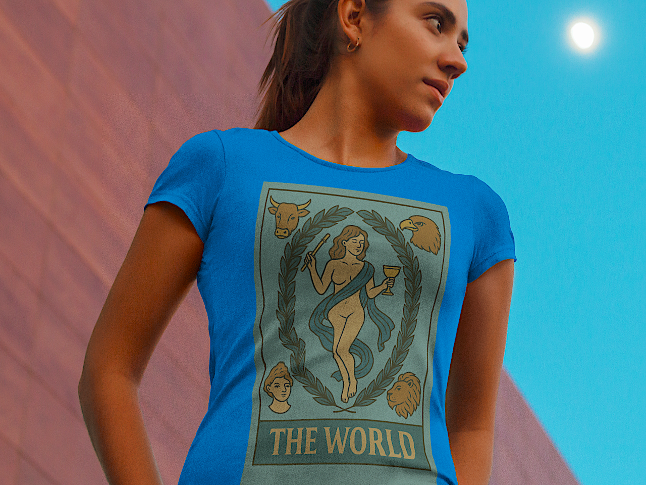 Tarot Card Women’s Soft style Graphic T-Shirt