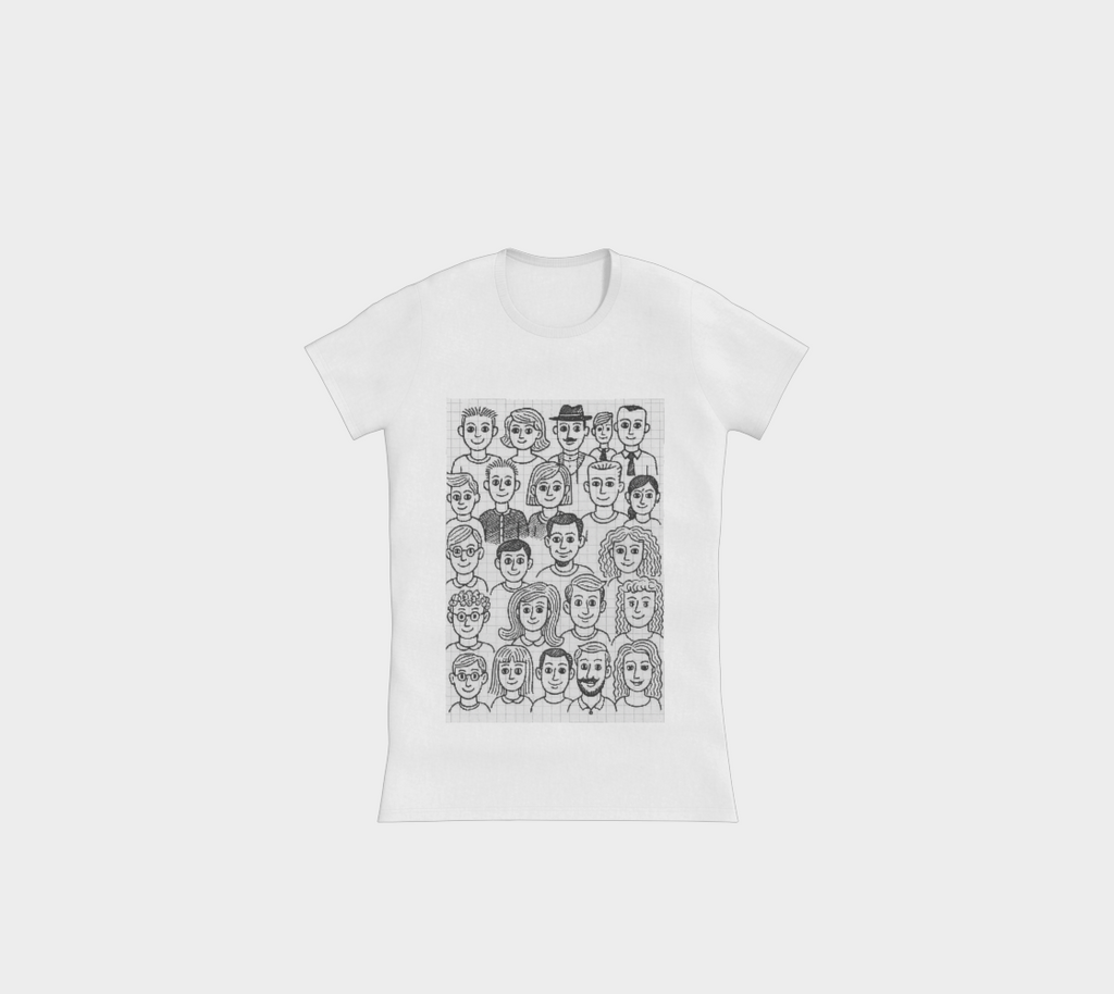 The Doodle Edition - Comfort Slimfit-t-shirt