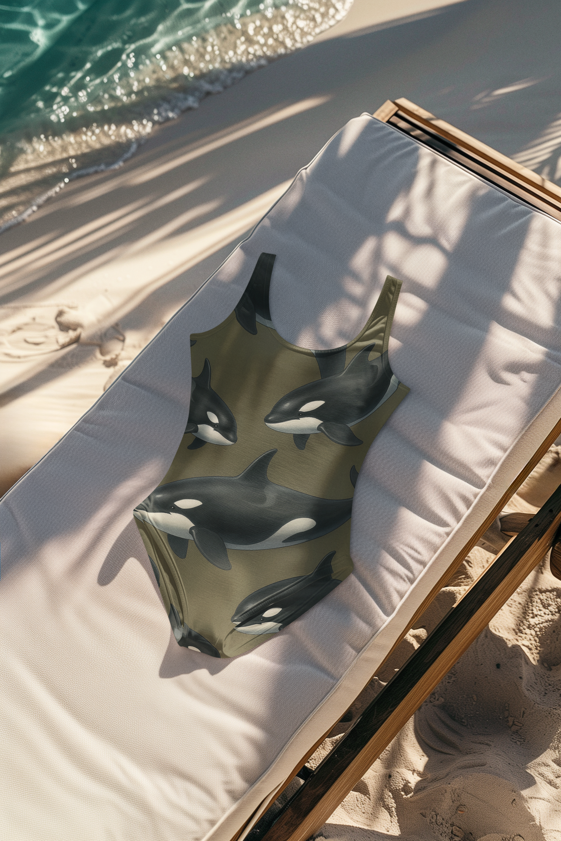 Orca Whale One-Piece Swimsuit