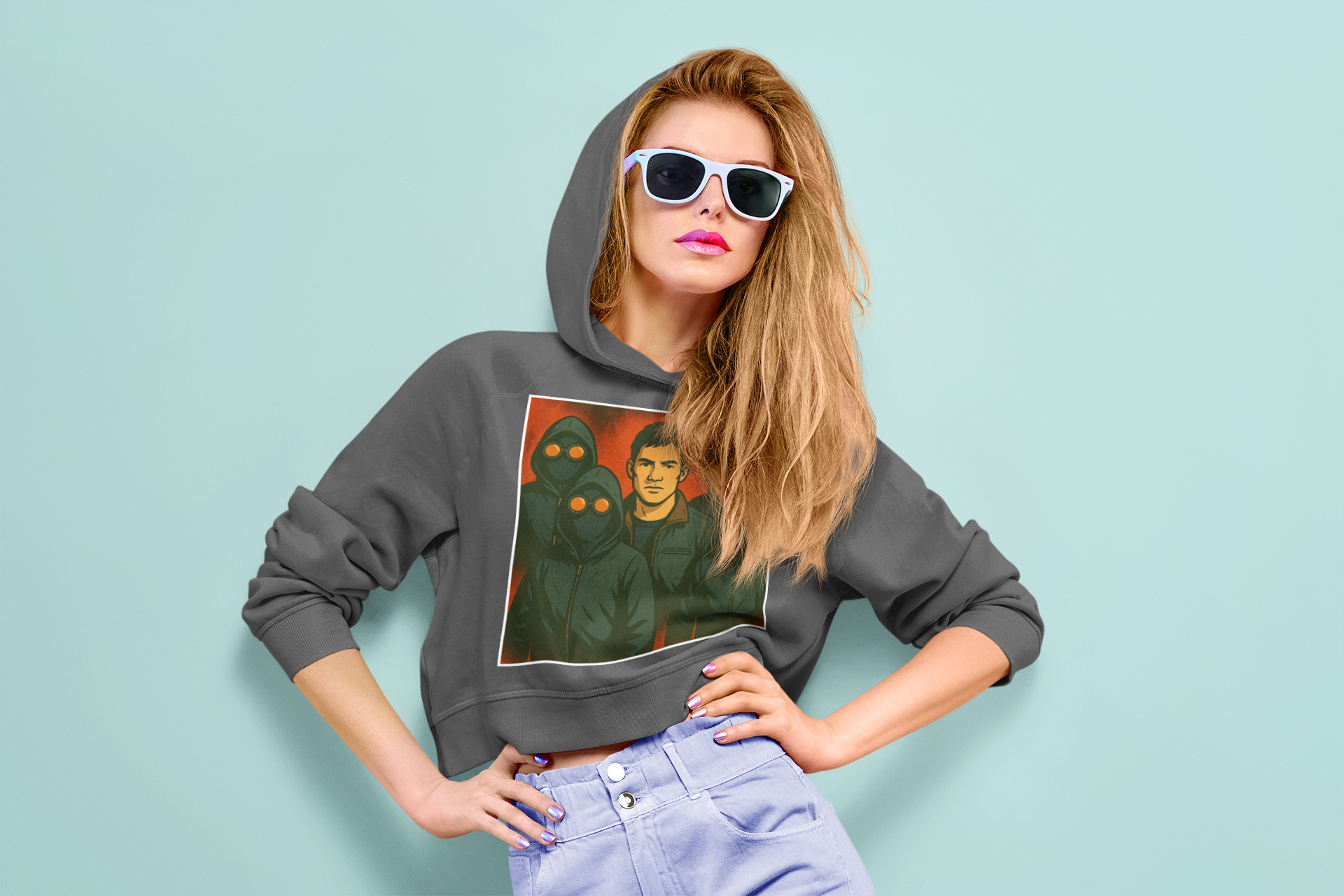 Crop Hoodie - The Heist Edition