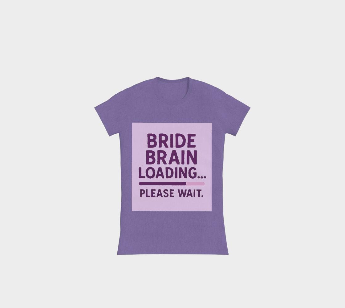 Bride-To-Be Slogan Graphic T-Shirt