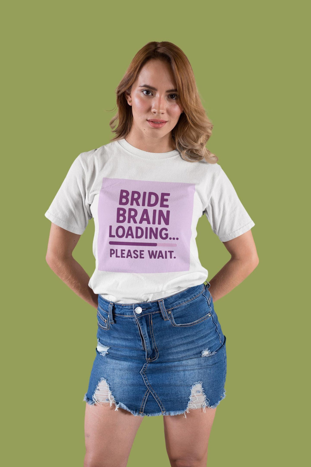 Bride-To-Be Slogan Graphic T-Shirt