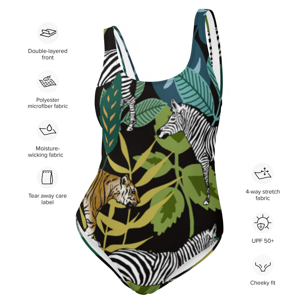 Animal Print One-Piece Swimsuit