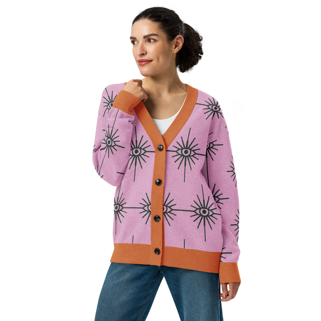 Knitted Cardigan - Evil Eye
