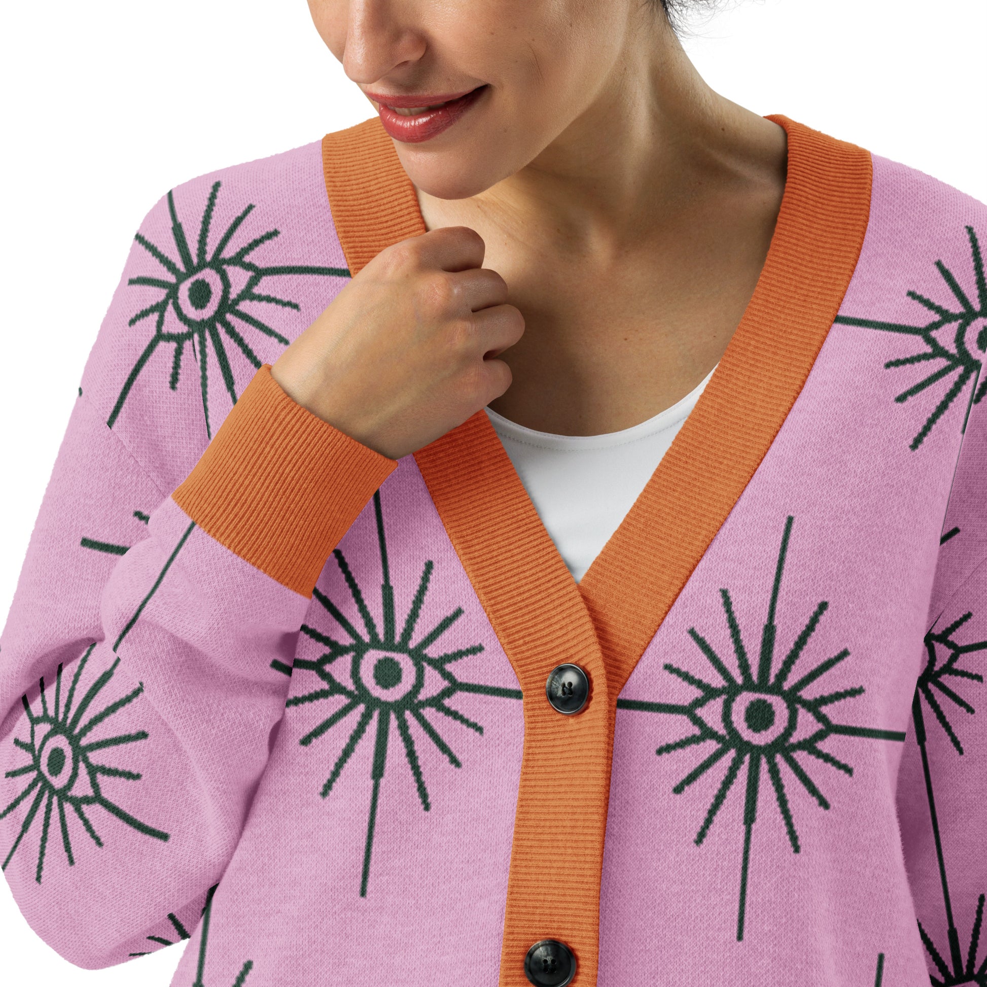 Knitted Cardigan - Evil Eye