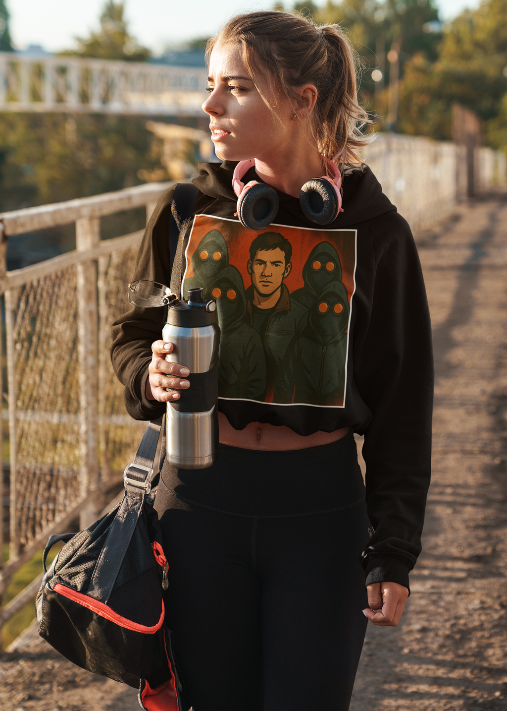 Crop Hoodie - The Heist Edition