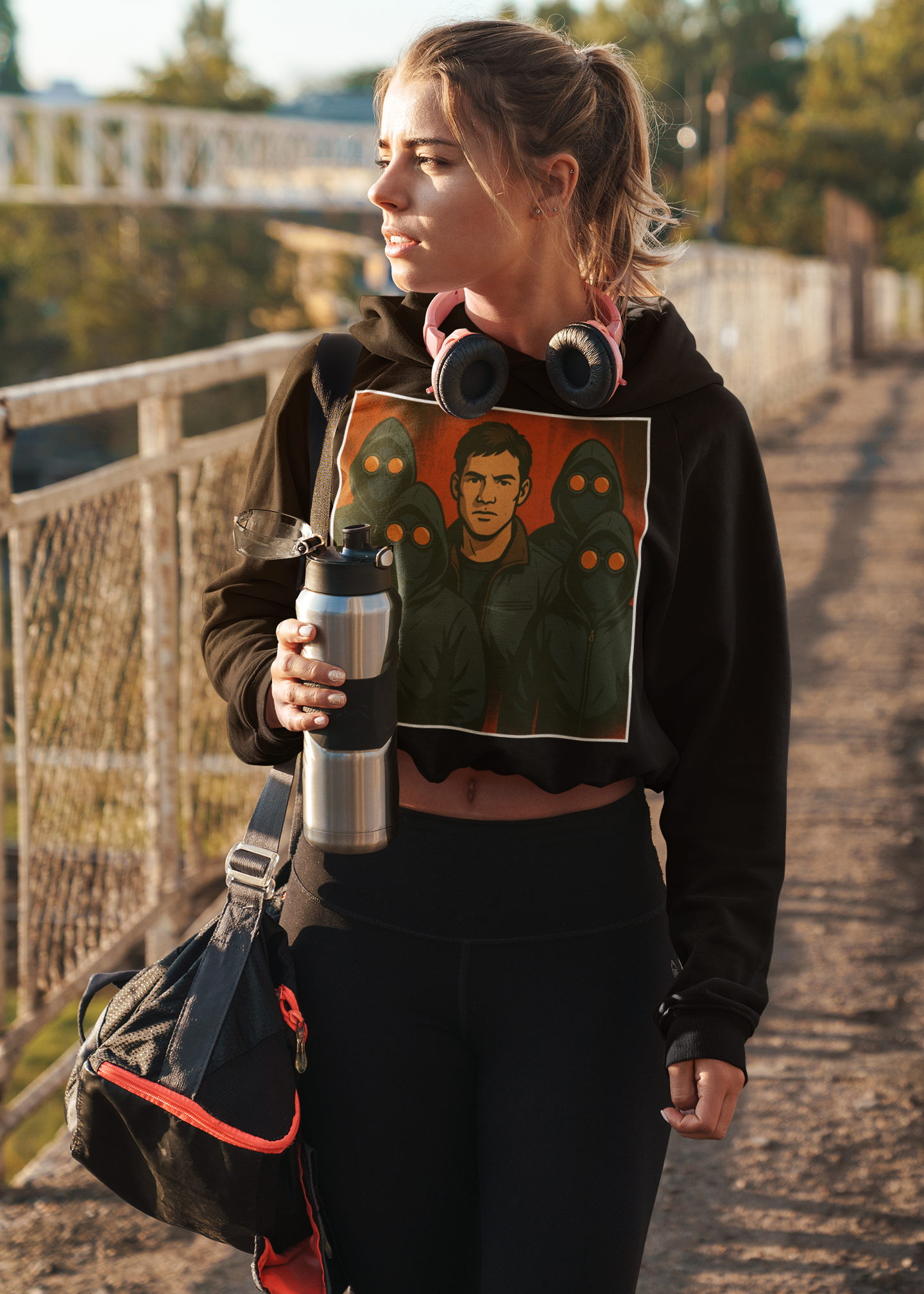 Crop Hoodie - The Heist Edition