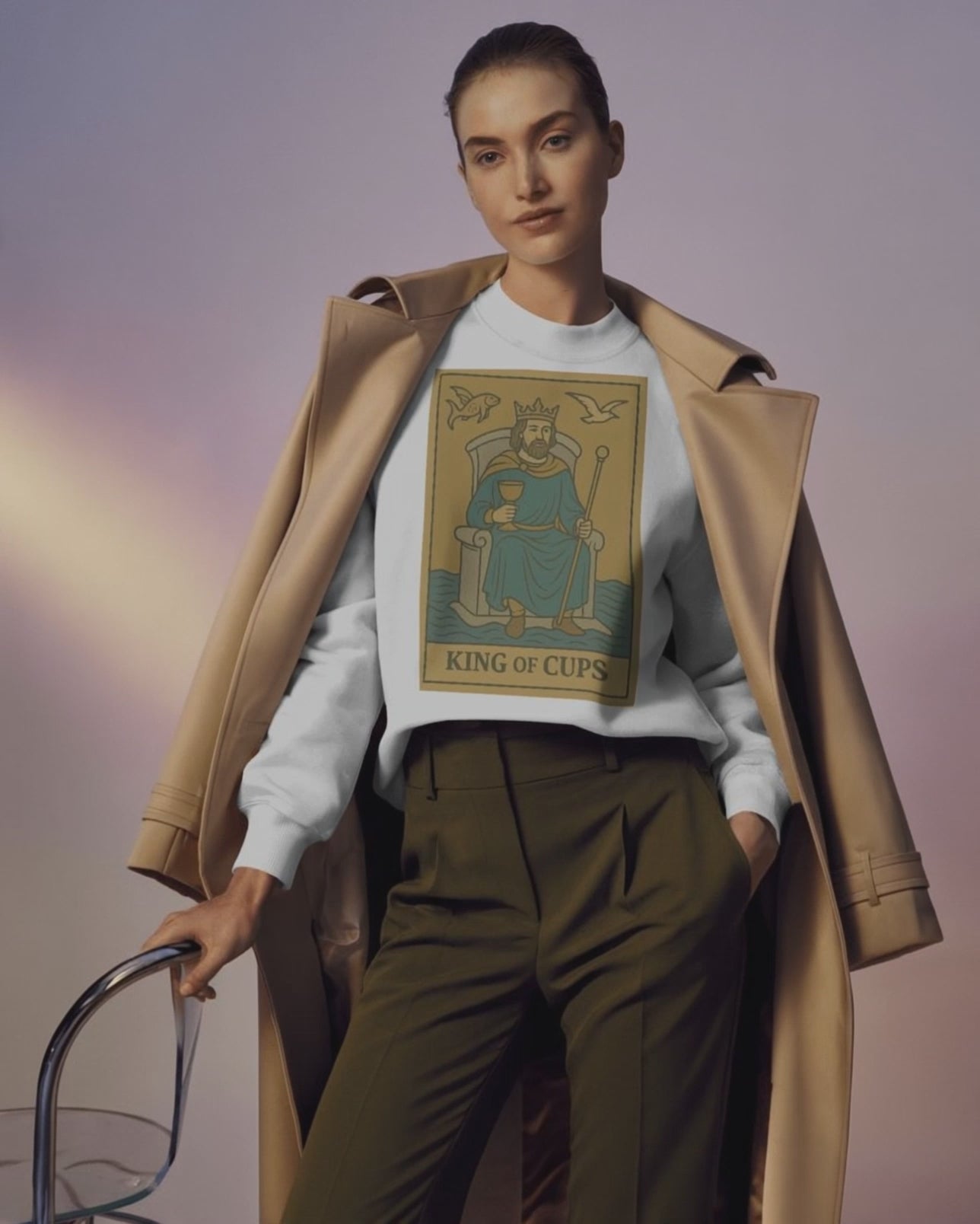 King of Cups - Unisex Premium Sweatshirt