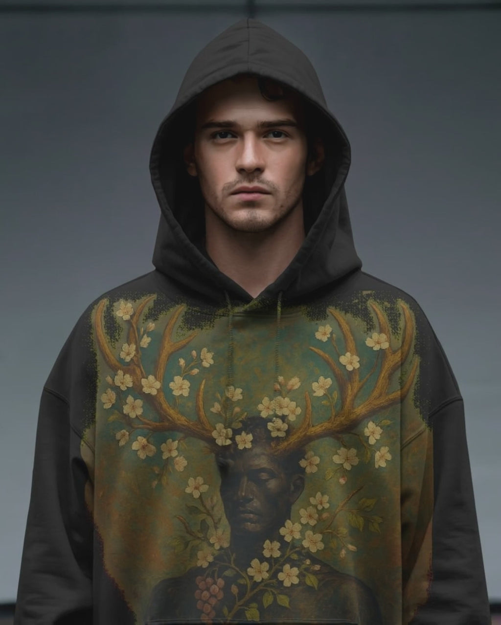 Overall Printed Unisex Hoodie - The Forest Phantom