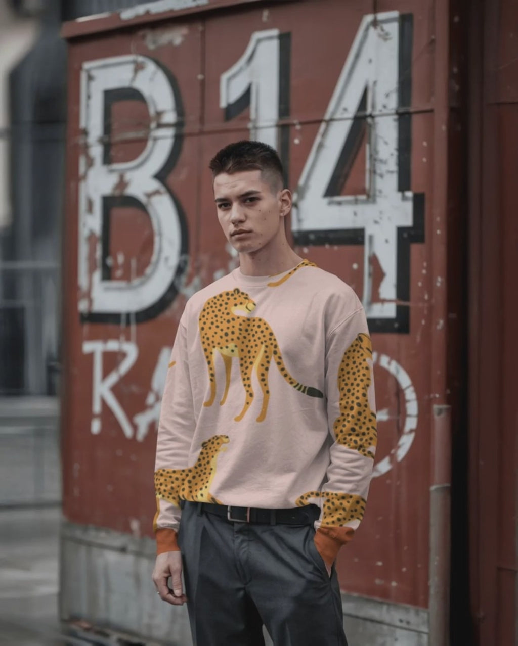 Unisex Sweatshirt - Untamed Cheetah Energy