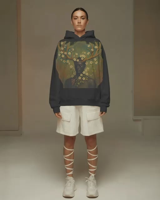 Overall Printed Unisex Hoodie - The Forest Phantom