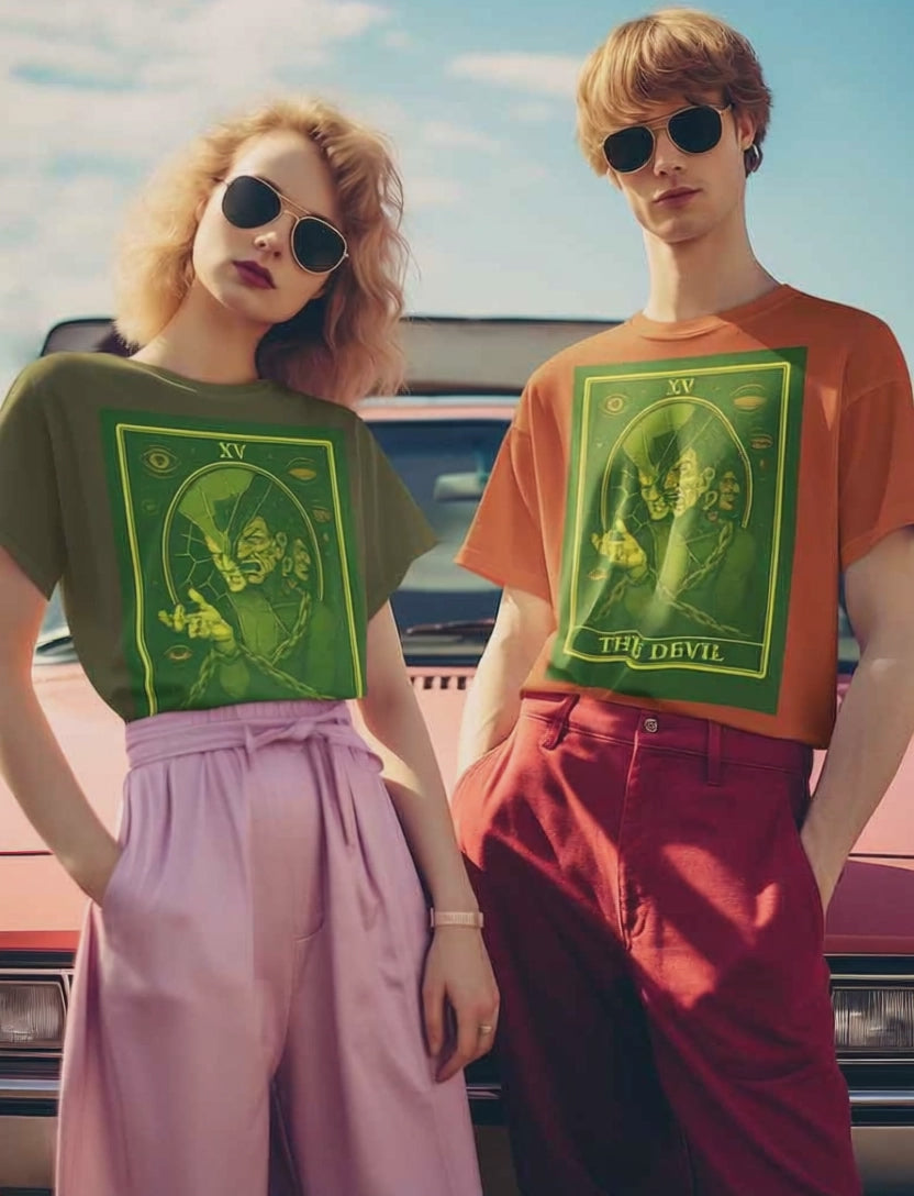 UNISEX TAROT T-SHIRTS: THE DEVIL