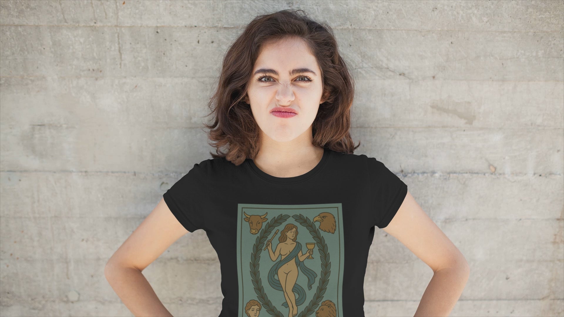 Tarot Card Women’s Soft style Graphic T-Shirt