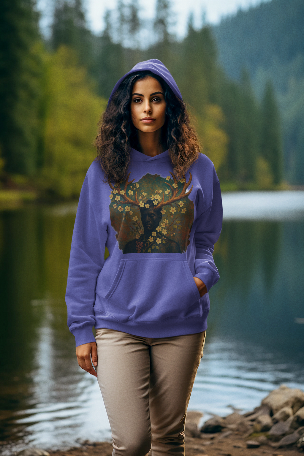 Unisex Hoodie - Forest Phantom