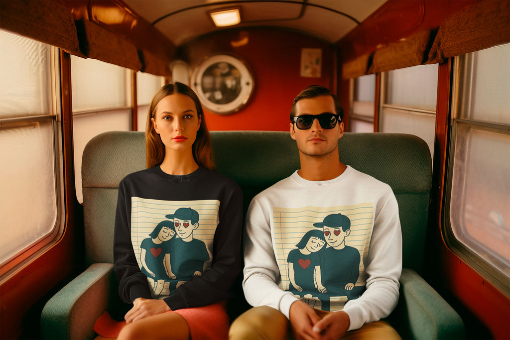 Unisex Premium Sweatshirt - Notebook Romance