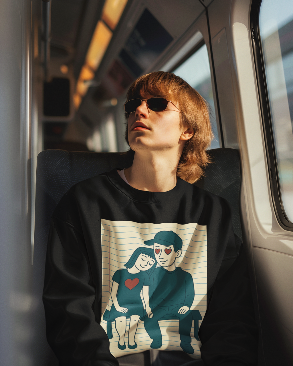 Unisex Premium Sweatshirt - Notebook Romance